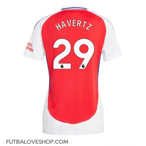 Dres Arsenal Kai Havertz #29 Domáci pre Ženy 2024-25 Krátky Rukáv